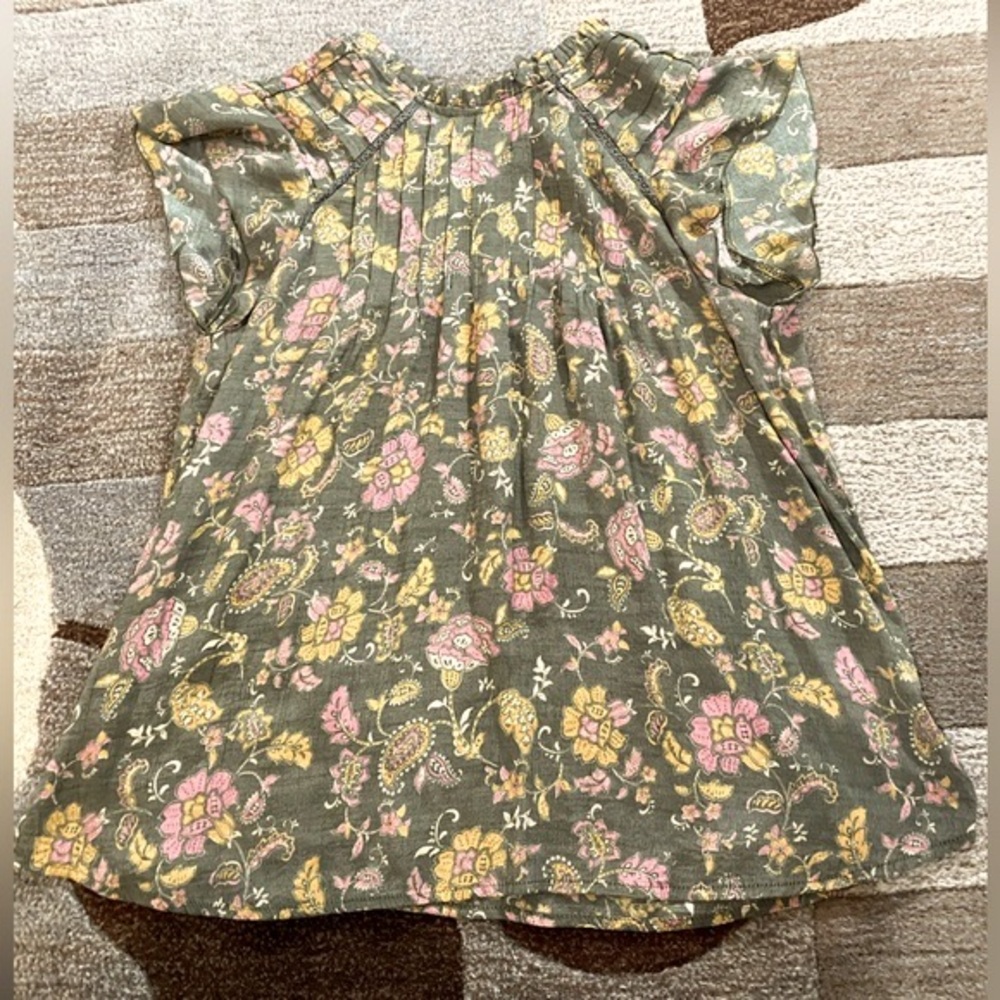 Nanette By Nanette Lepore Pleated Flutter Sleeve … - image 3